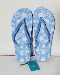 Star Flip Flops Blue
