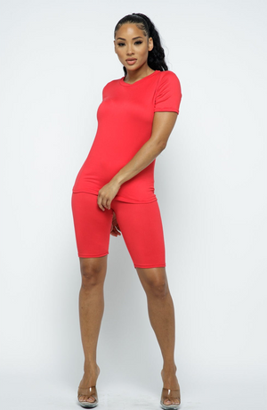 Roses-R-Red Biker Set
