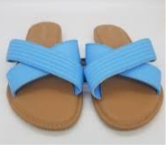 Blue Criss CrossSandals