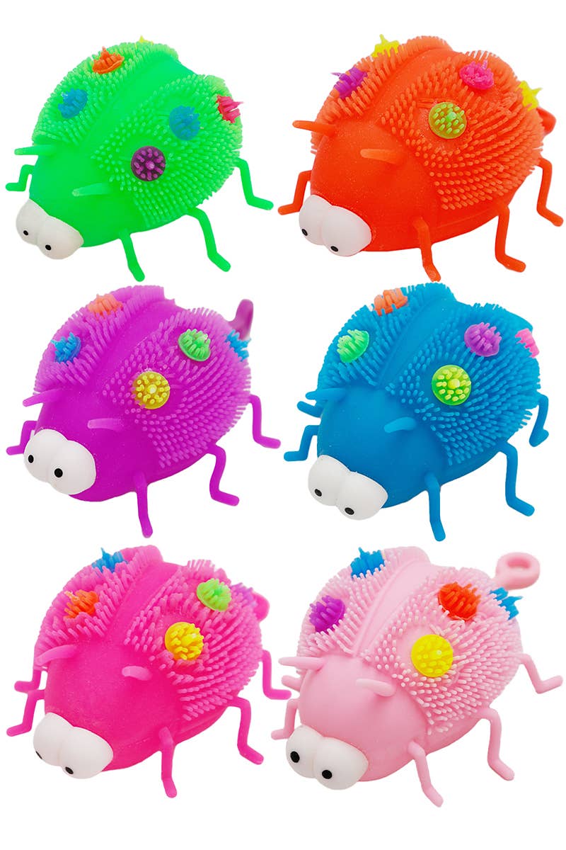 Ladybug Spiky Puffer LED  Squishy