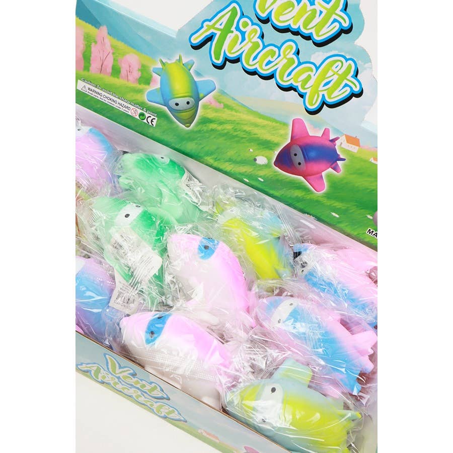 Airplane Gel Bead Squeeze Toy