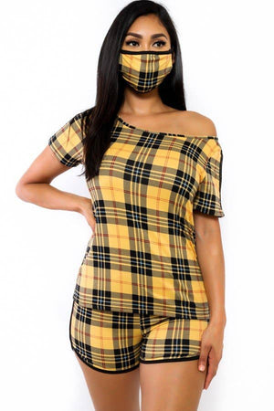 Tartan Plaid Set