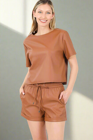 Sweet Carmel Vegan Leather Set