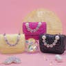 Mini Black Pearl Crossbody Bag