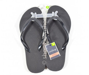Black Thong Sandals