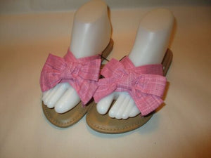 Pink Bow Sandals