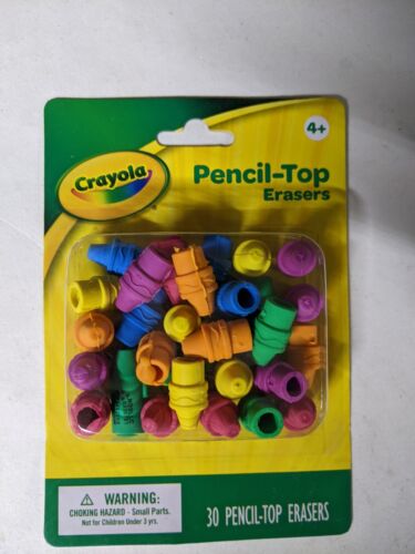 Crayola Crayon Pencil Top Erasers
